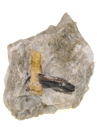 Beryl with Mica from Crystal Specimens