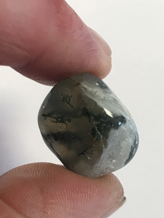 Moss Agate Tumblestone from Tumbled Stones