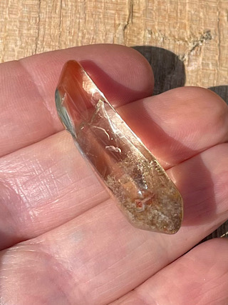 Polished Citrine Point from Tumbled Stones