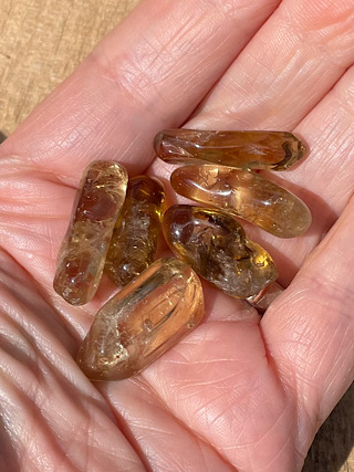 Set of 6 Citrines from Crystal Grid Sets