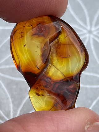 Amber Tumble Stone from Tumbled Stones
